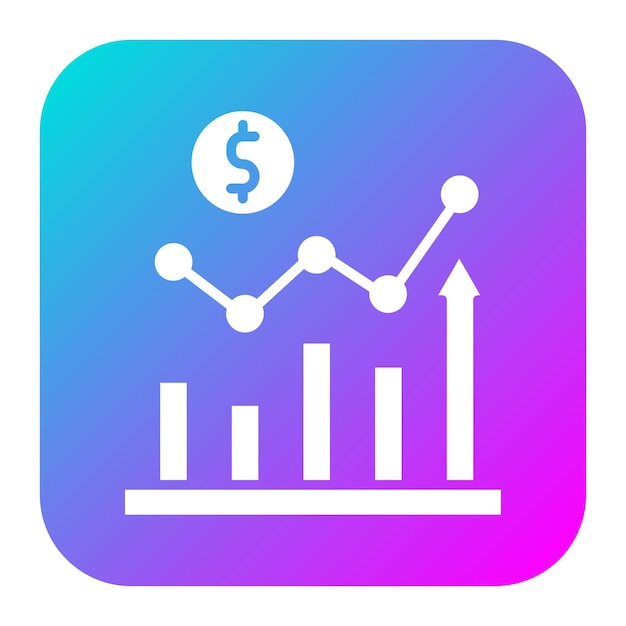 Crecimiento de un icono vectorial de negocios Se puede utilizar para el conjunto de iconos de negocios basados en el hogar