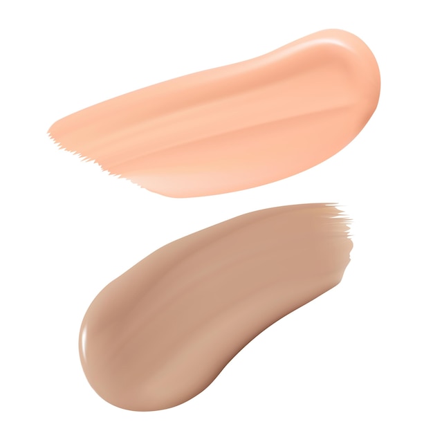 Crema cosmética para la piel de la cara Fundamento de belleza beige