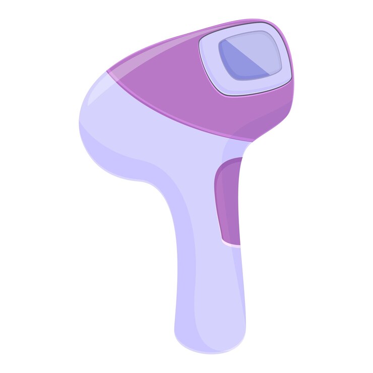 Vector crema foto epilador icono vector de dibujos animados cuidado del cuerpo cosmético