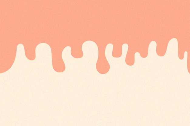 Crema de fresa rosada de fondo derretido