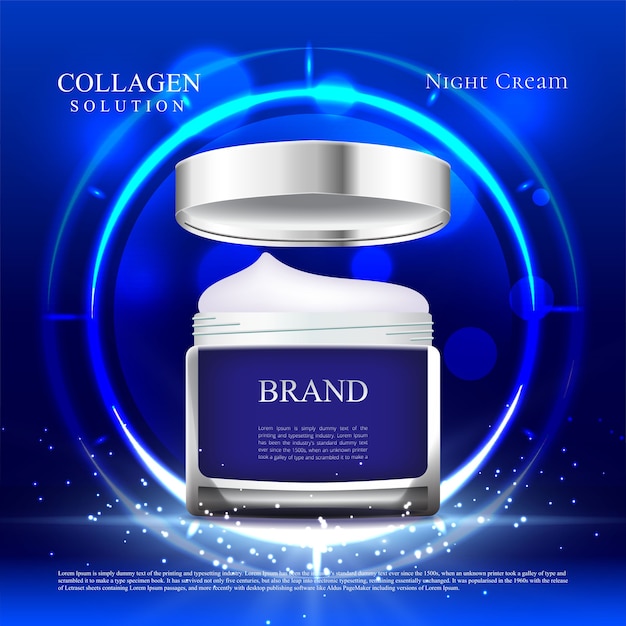 Esta crema hidratante proporciona luces azules