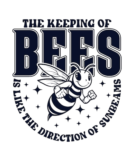 La cría de abejas es como la dirección de los rayos de sol Diseño del amante de las abejas