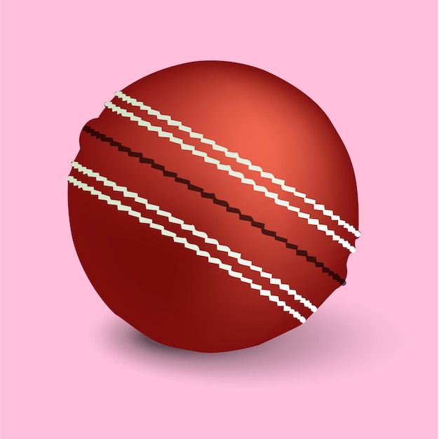 Vector cricket ball ipl y icc modelo 3d