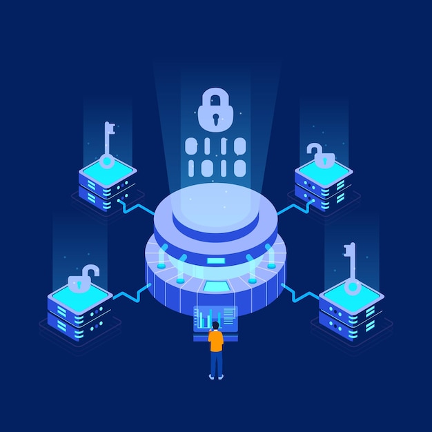 Criptografía clásica para principiantes aprendiendo servidor seguro