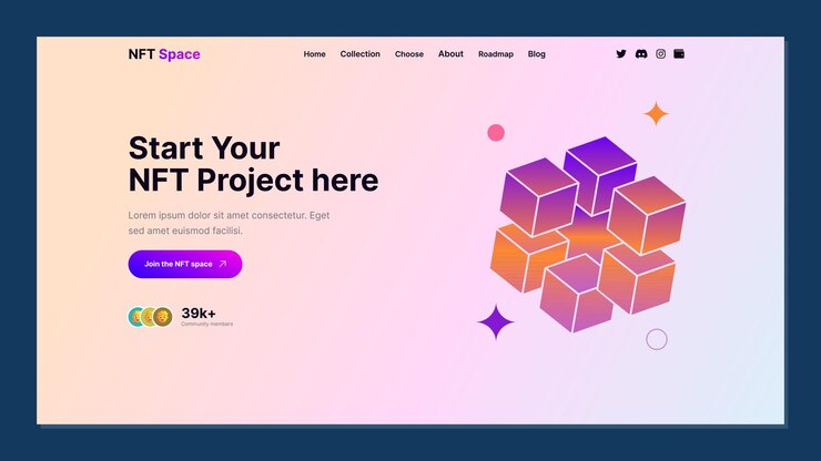 criptomonedas del proyecto de plataforma nft