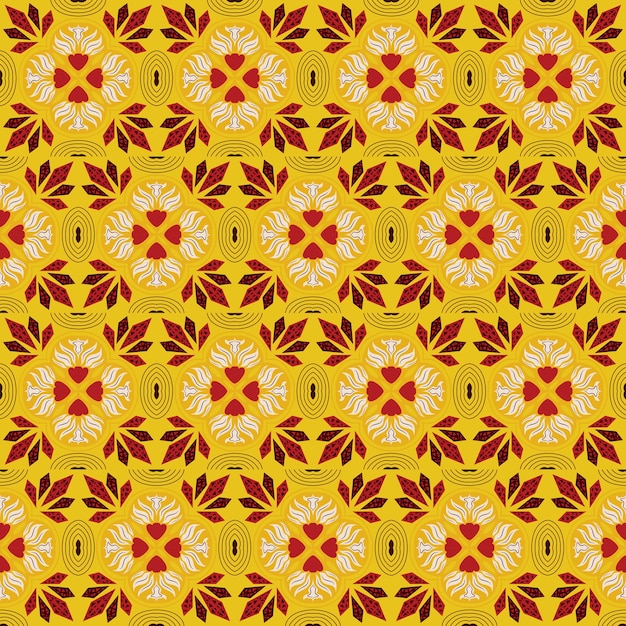 Cristal Floral Patrón Sin Fisuras Fondo Naturaleza Planta Arte Aborigen Damasco