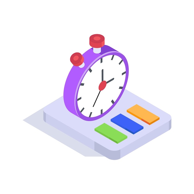 Un cronómetro para controlar la duración de las tareas y la gestión del tiempo