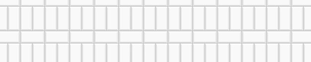 Crosscatch blanco o tejido de cesta fondo horizontal de mosaico de piedra o pared de metro de ladrillo cerámico