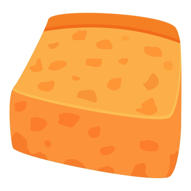 Croutons de pan salado icono vector de dibujos animados cubos dietéticos