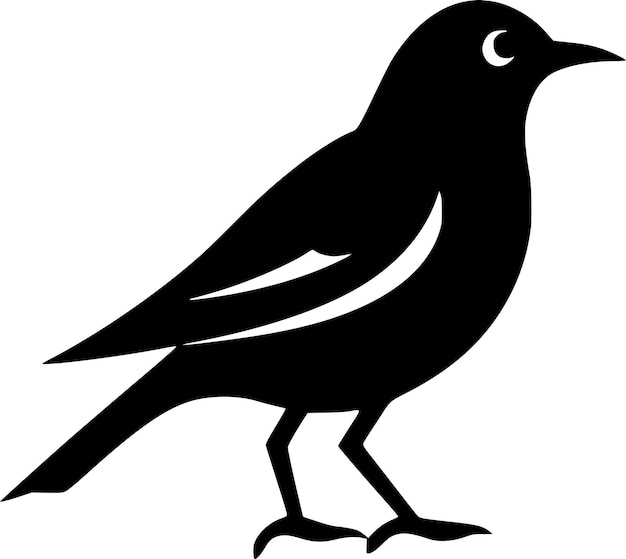 Vector crow logo vector de alta calidad ilustración vectorial ideal para el gráfico de camisetas