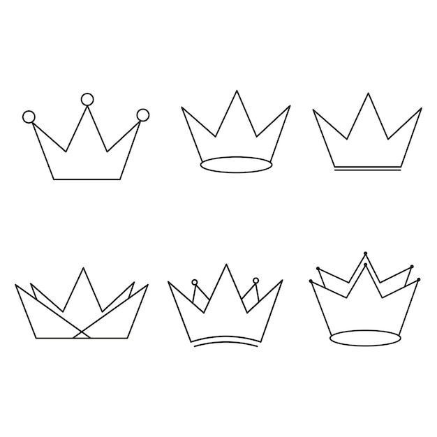 Crown conjunto de vectores