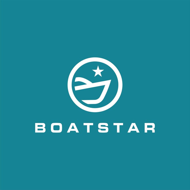 Vector crucero con diseño de logotipo de símbolo de estrella