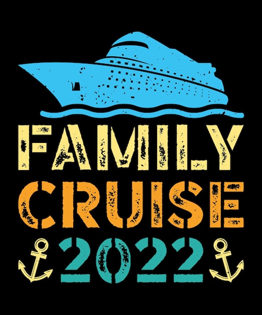 Crucero familiar 2022 vacaciones familiares camiseta de verano