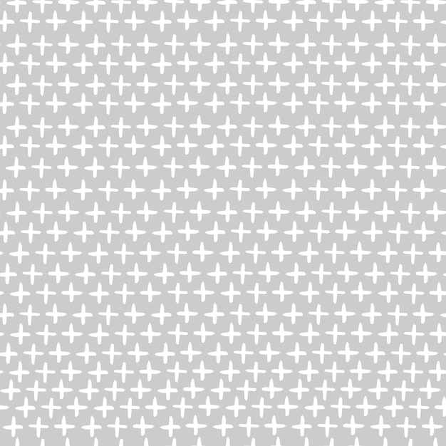 Cruces minimalismo geométrico abstracto vector de patrones sin fisuras