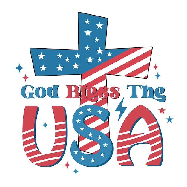 Una cruz con la palabra god biggs the usa en ella