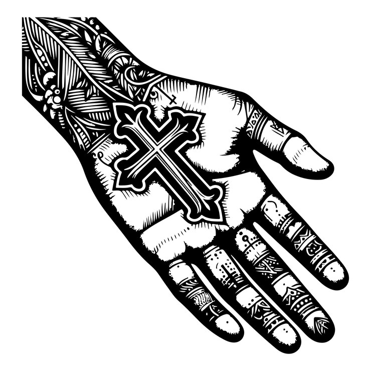 Vector la cruz