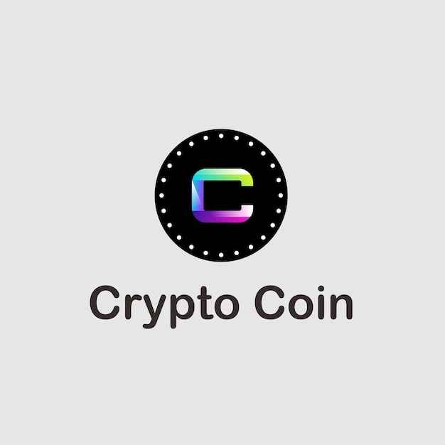 Crypto coin bitcoin logo nuevo diseño