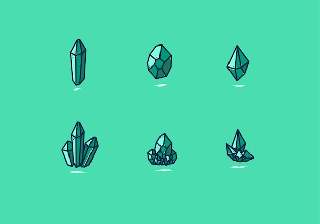 Crystal vector