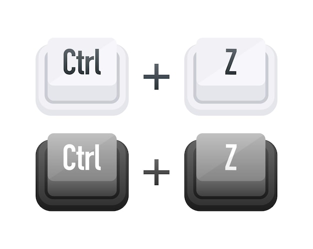 Ctrl Z Tecla del teclado Teclas de acceso directo Teclas de acceso rápido para deshacer la última acción realizada