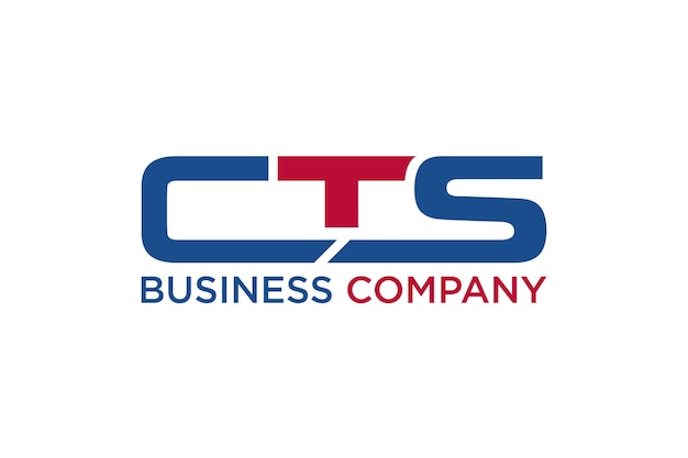 CTS letra inicial logotipo diseño negocio empresa identidad