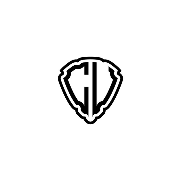 CU monograma logotipo diseño carta texto nombre símbolo monocromo logotipo alfabeto carácter simple logotipo