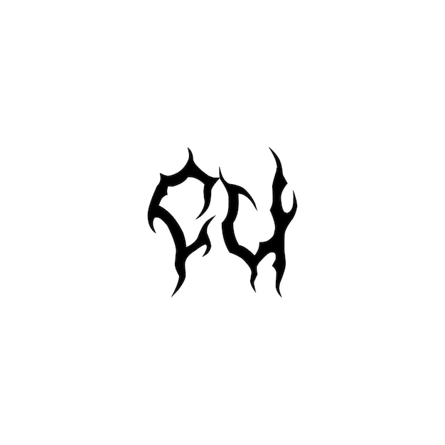 CU monograma logotipo diseño carta texto nombre símbolo monocromo logotipo alfabeto carácter simple logotipo