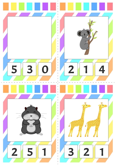 Cuaderno de ejercicios de matemáticas para la educación preescolar. Puzzles para niños. Aprenda a contar. Resolver ejemplos.