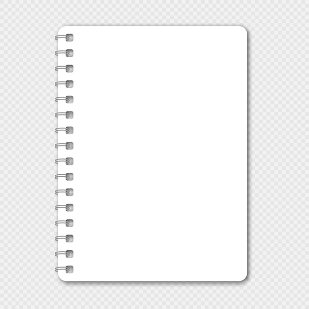 Vector cuaderno con lugar para tu imagen o texto