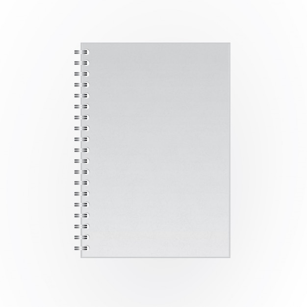 Cuaderno de tapa en blanco