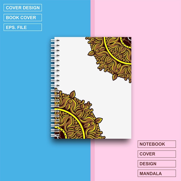 Cuaderno tapa diseño mandala