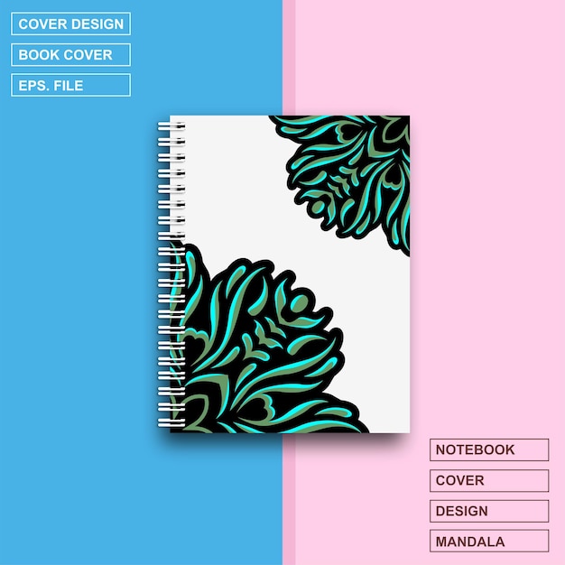 Cuaderno tapa diseño mandala