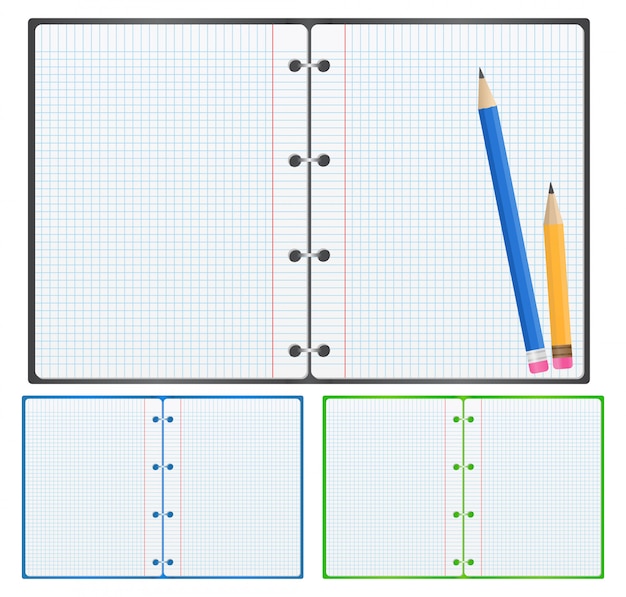 Vector cuaderno