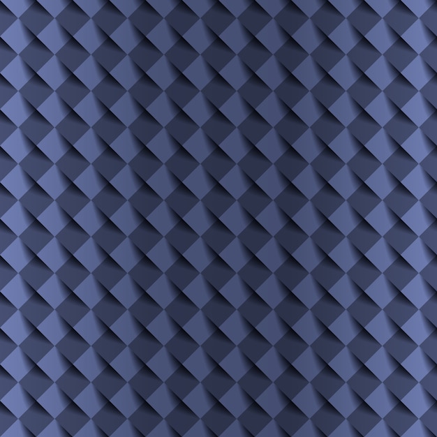 Cuadrado azul con fondo abstracto sombra