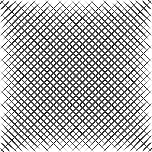 Cuadrado negro con cuadrícula gris, rayas diagonales cuadrícula diagonal