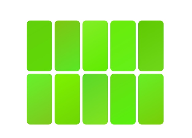 Un cuadrado verde con un cuadrado verde que dice "no"