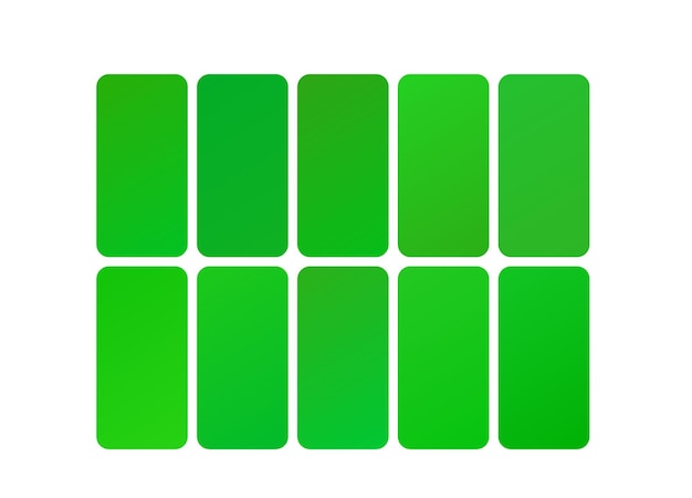 Un cuadrado verde con un cuadrado verde que dice quot rectángulo quot