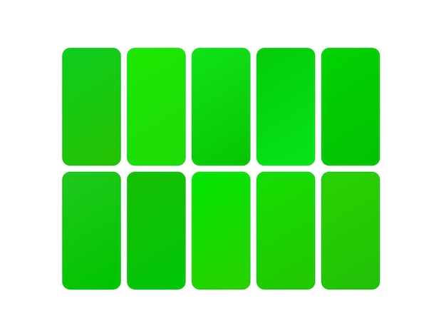 Un cuadrado verde con un cuadrado verde que dice quot verde quot