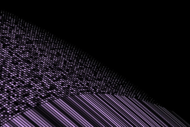 Cuadrados curvos púrpuras de fondo abstracto de medio tono