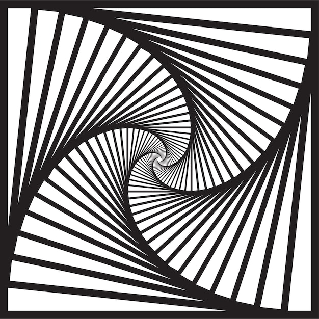 Cuadrados en espiral fondo geométrico abstracto