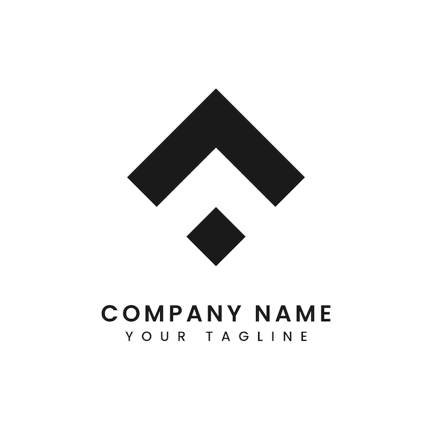 Cuadrados de logotipo abstractos para el diseño de la empresa Utilizable para negocios y tecnología Elemento de plantilla de vector plano