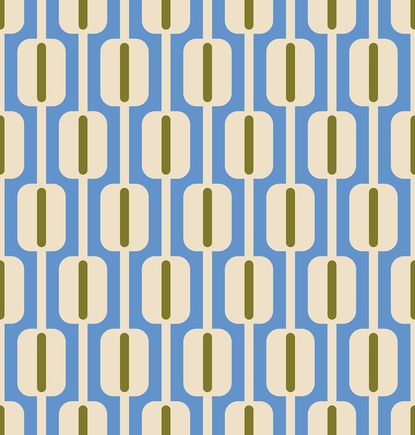 Cuadrados de rayas abstractas Patrón de vector transparente monocromo retro Colores de moda perfectos
