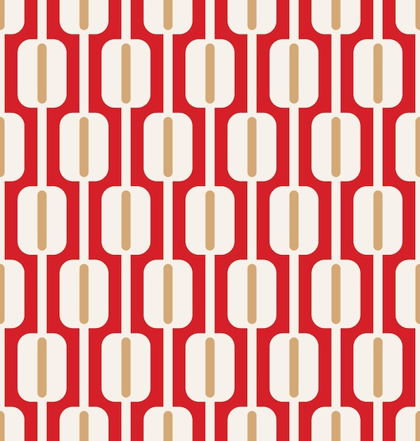 Cuadrados de rayas abstractas Patrón de vector transparente monocromo retro Colores de moda perfectos