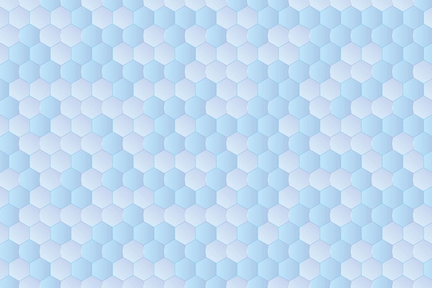 Cuadrícula hexagonal degradada azul marino abstracta Células de panal con fondo de mosaico geométrico