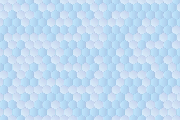 Cuadrícula hexagonal degradada azul marino abstracta Células de panal con fondo de mosaico geométrico