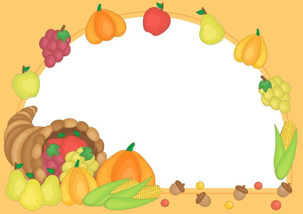 El cuadro 2 de la cornucopia de la cosecha de otoño