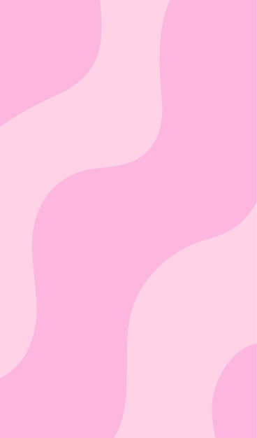 Cuadro abstracto rosa y blanco con fondo rosa