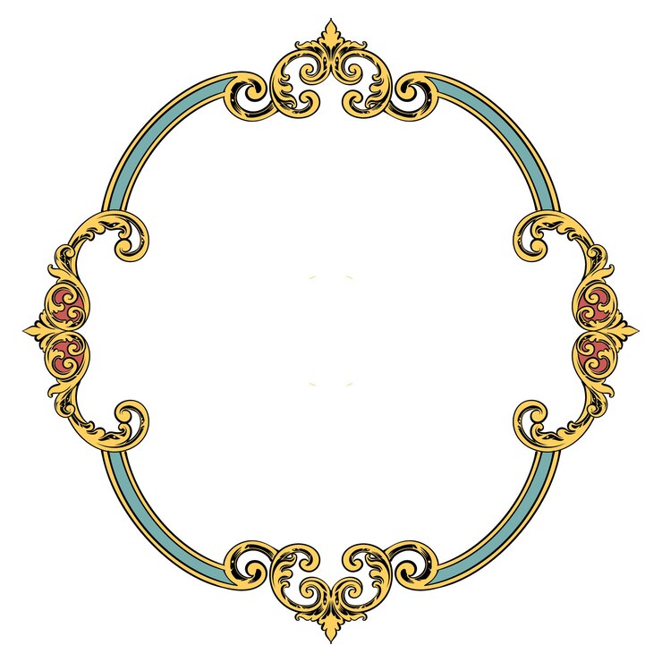Cuadro de adorno de época