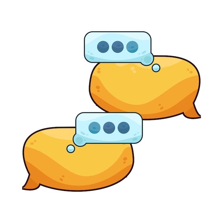 Vector cuadro de chat