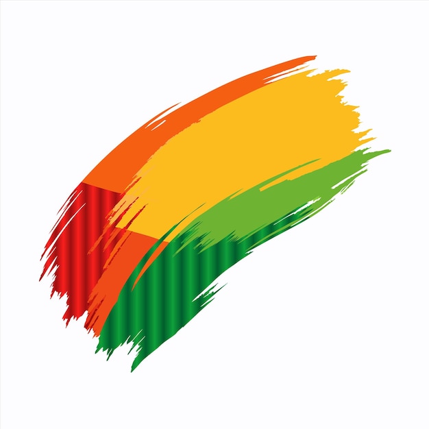 un cuadro colorido de un arco iris con un borde de color arcoíris