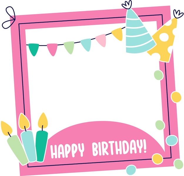 Cuadro de cumpleaños felices